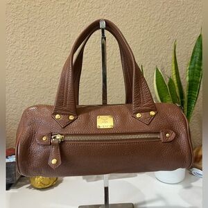 MCM TEENIE WEENIE TAN LEATHER BAG